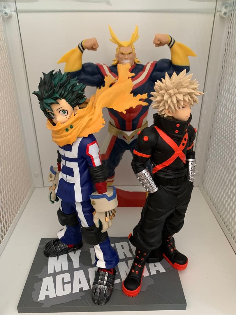 僕のヒーローアカデミア　フィギュア（デク、爆豪、オールマイト）