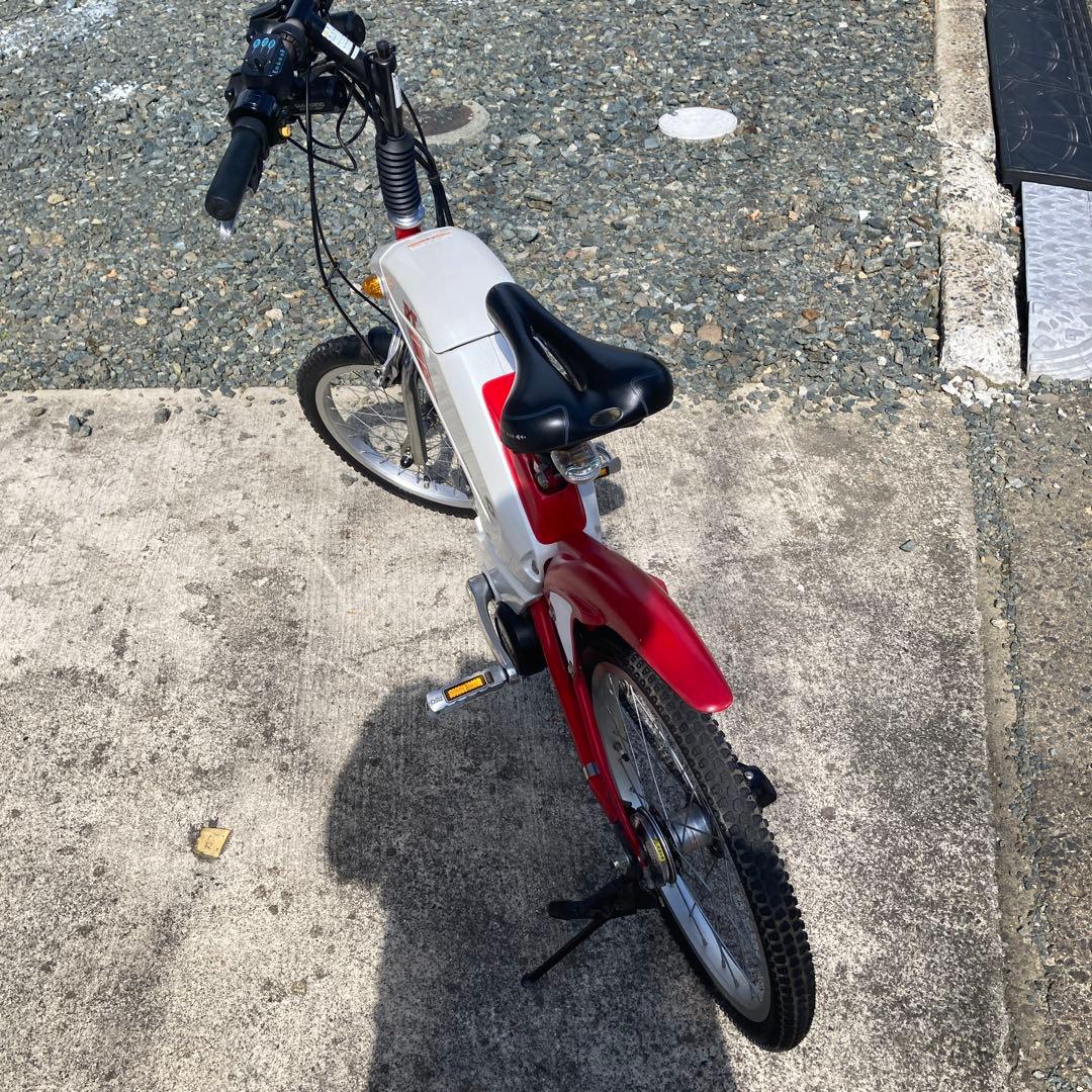 TAKARA YAMAHA DT 電動アシスト自転車 ホワイト/レッド充電不可