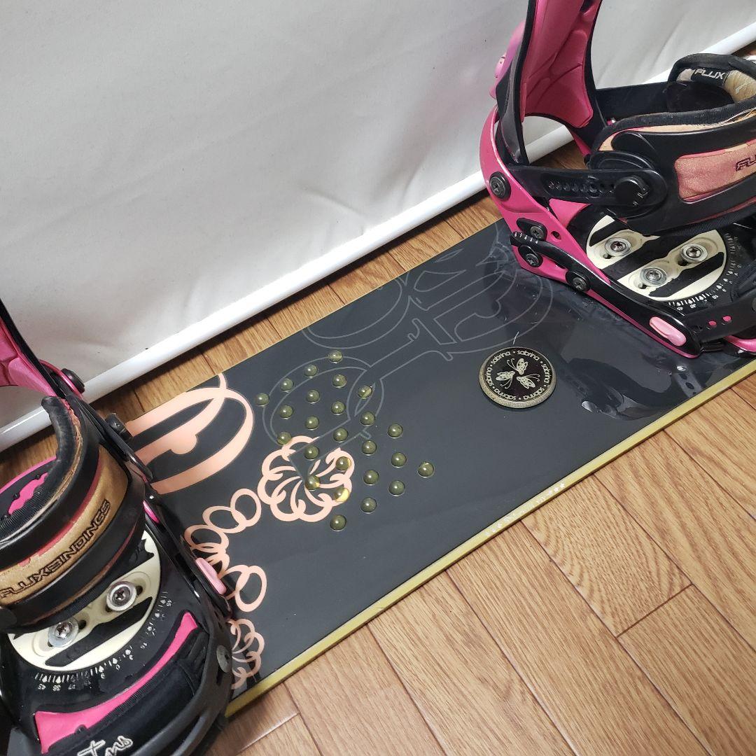 SABRINA FLUX 145cm ラントリ スノーボードセット