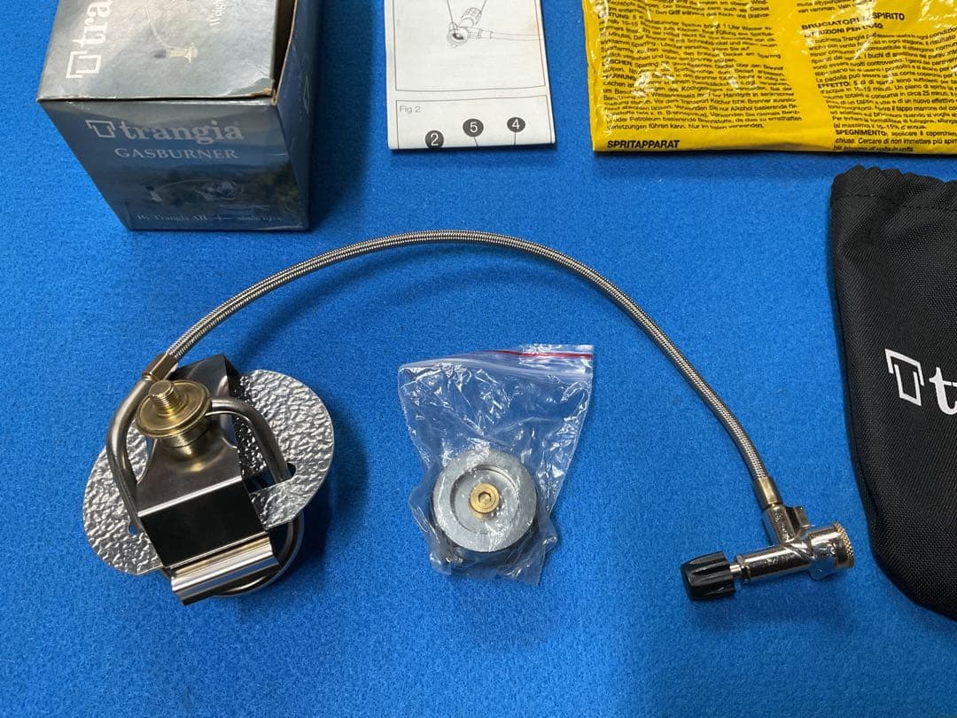 希少品trangiaレギュレーター機能・純正品GAS・BURNER動作良好超美品