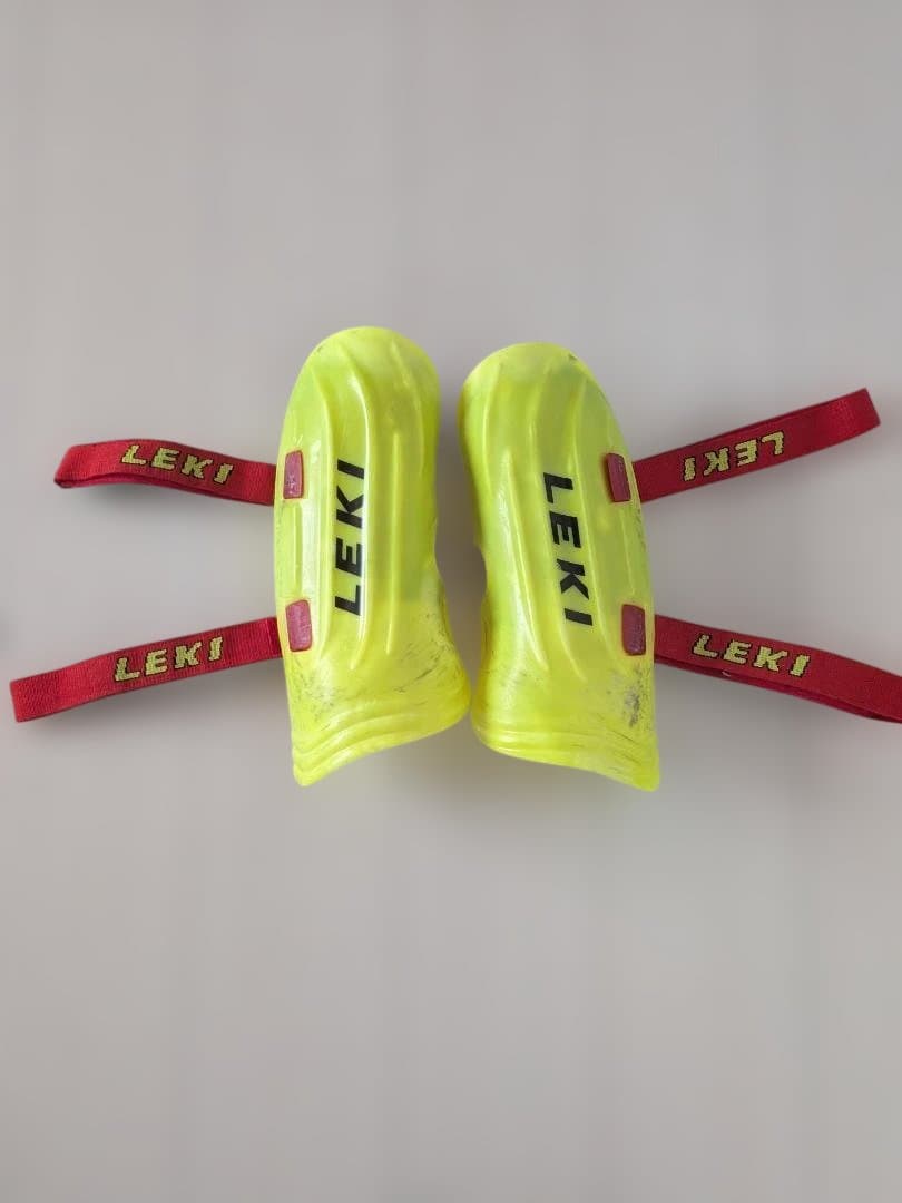 LEKI レガース シンガード ジュニア ステッカー 袋付き