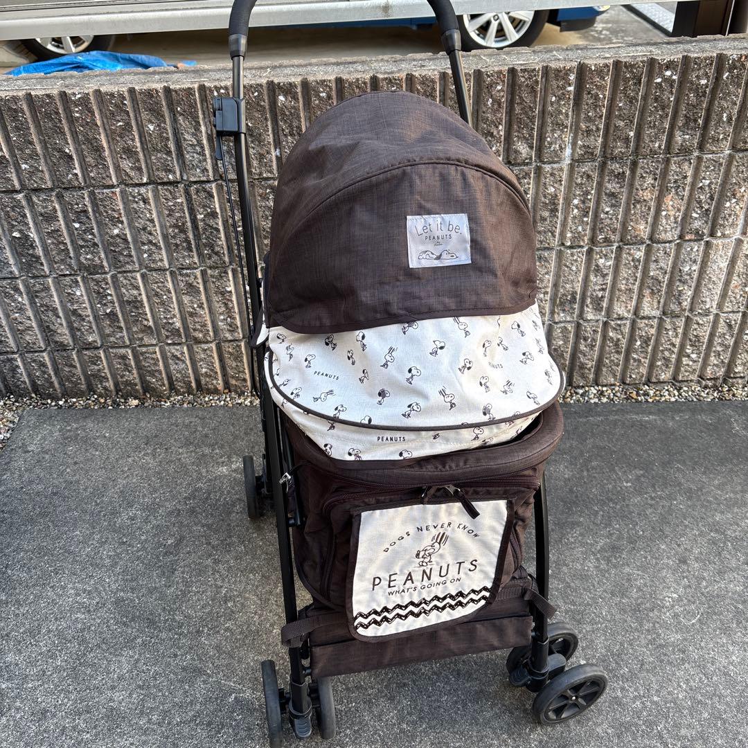 ペットパラダイス　スヌーピー ペットカート　中古