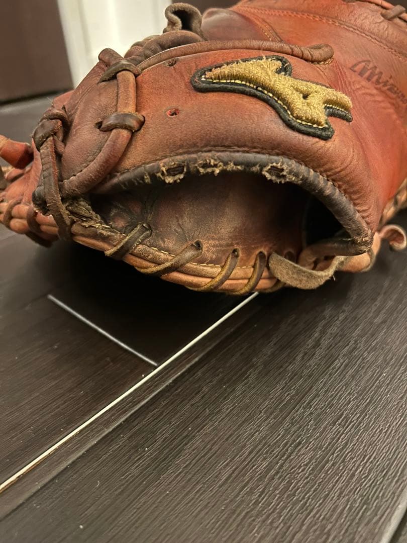 ミズノプロ 硬式グローブ ブラウン