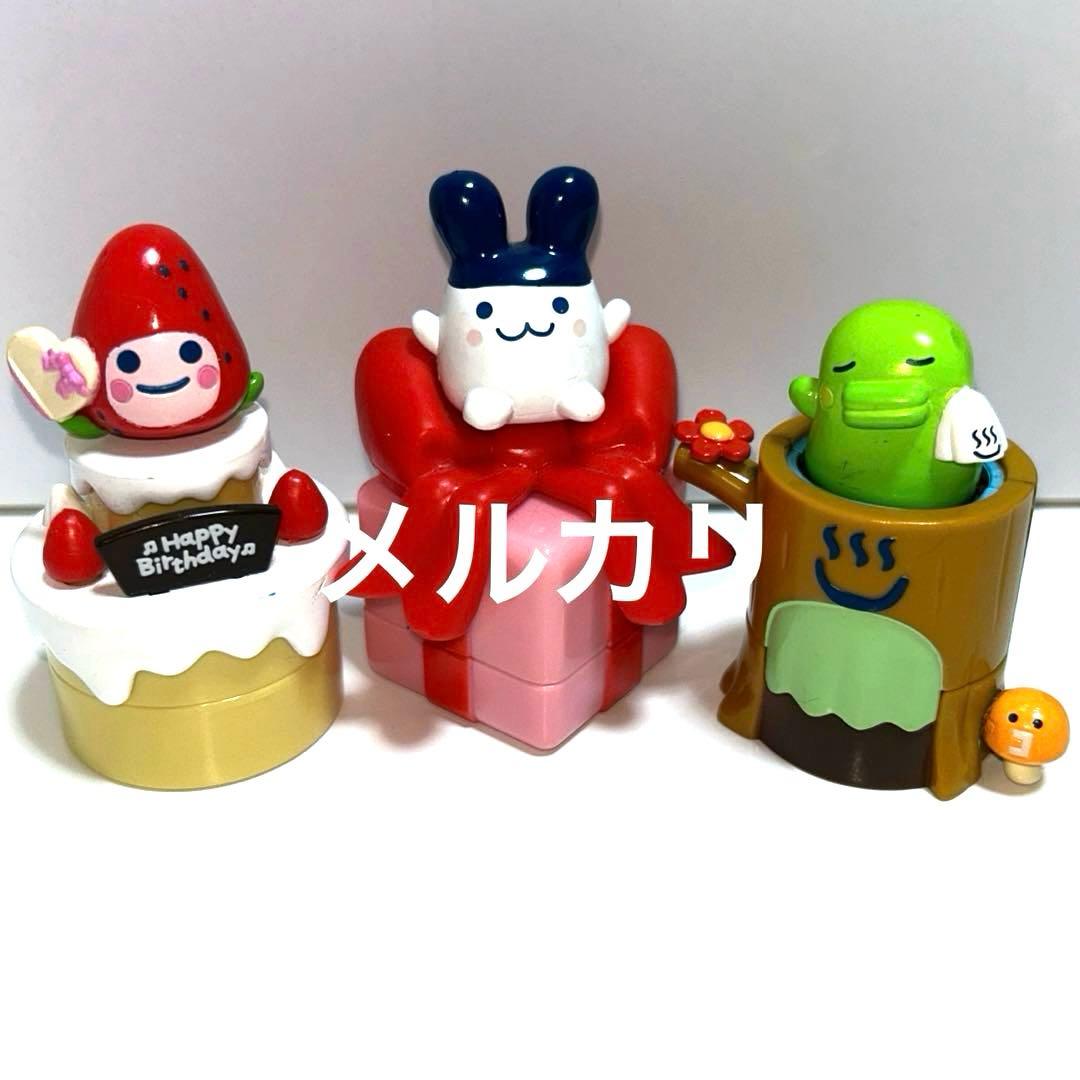 【レア】　たまごっち　スタンプ　フィギュア　いちごっち　みみっち　くちぱっち