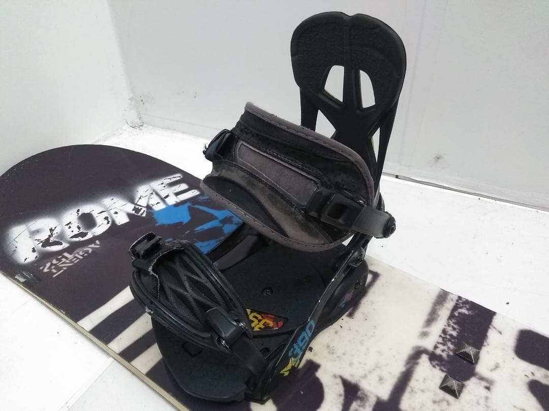 ROME SDS Agent 152cm スノーボード 2点セット ビンS-M△
