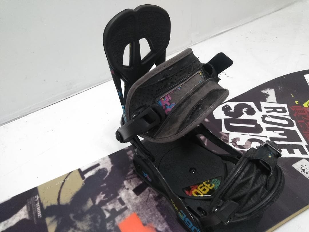 ROME SDS Agent 152cm スノーボード 2点セット ビンS-M△
