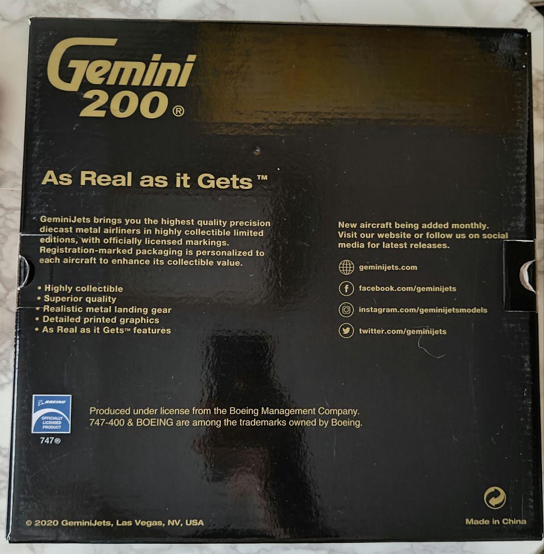 1/200 Gemini 200 タイ航空 ボーイング747-400