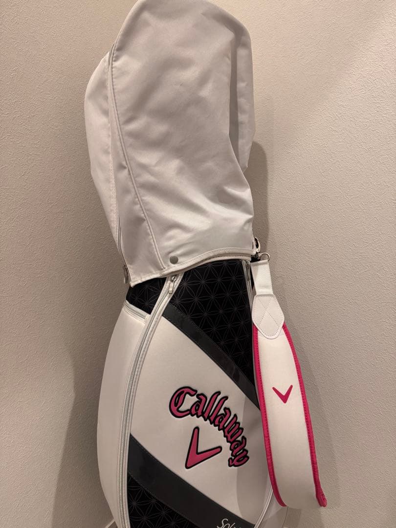 Callaway Solaire ゴルフバッグ ホワイト/ピンク