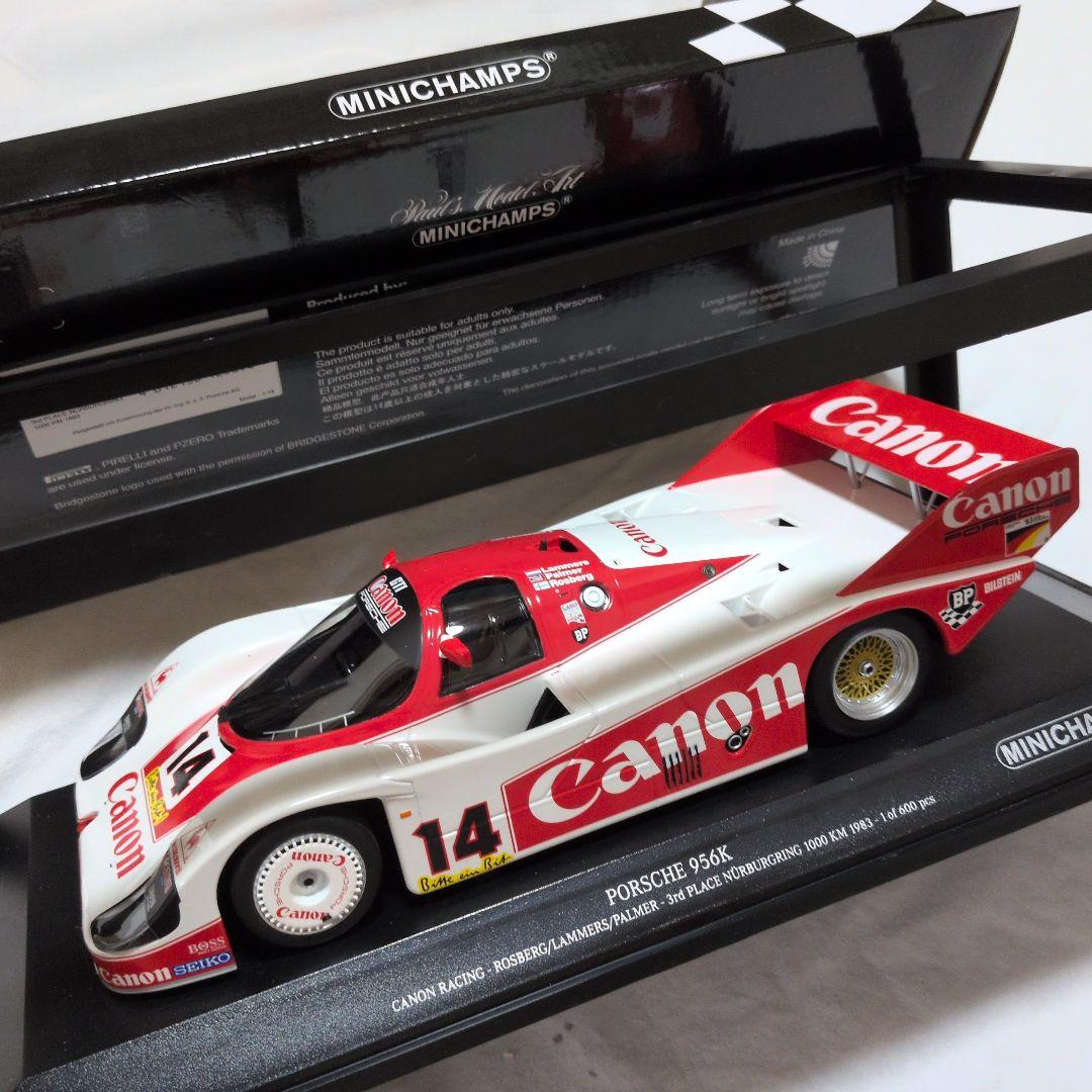 ミニチャンプス 1/18 ポルシェ 956K キャノンレーシング