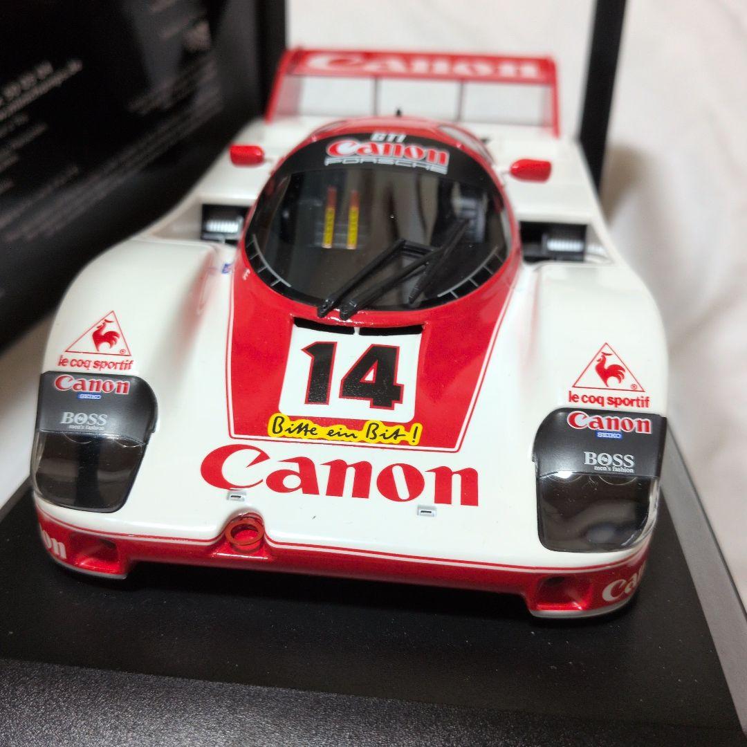 ミニチャンプス 1/18 ポルシェ 956K キャノンレーシング