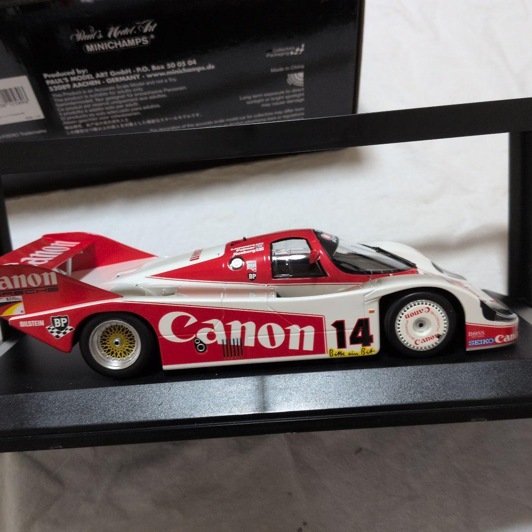 ミニチャンプス 1/18 ポルシェ 956K キャノンレーシング