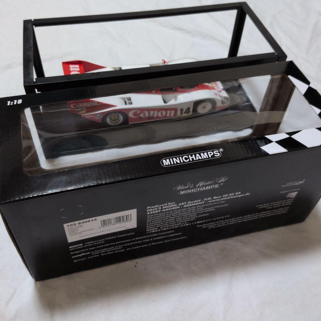 ミニチャンプス 1/18 ポルシェ 956K キャノンレーシング