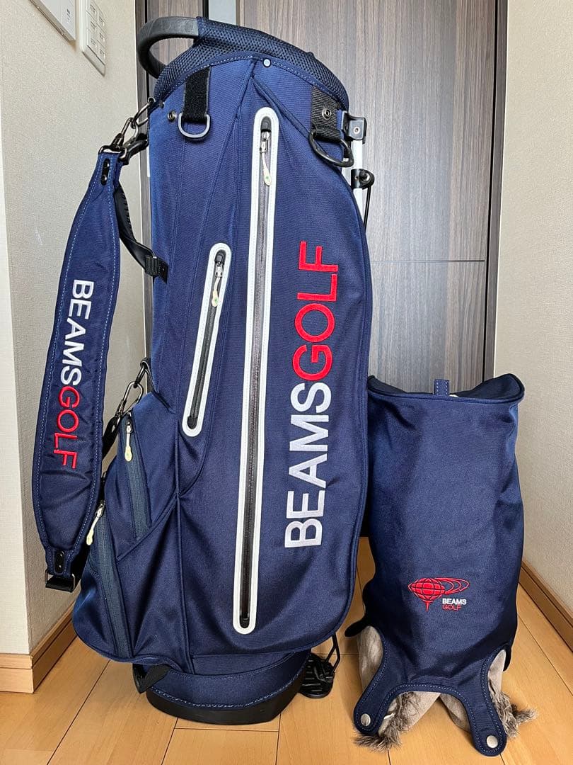 人気良品定番beams golfビームスゴルフ　スタンド型キャディバッグ 9型