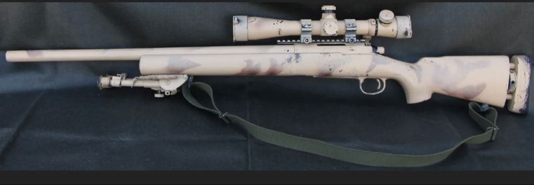 タナカワークス　M24 SWS AIR 迷彩色 スコープ付