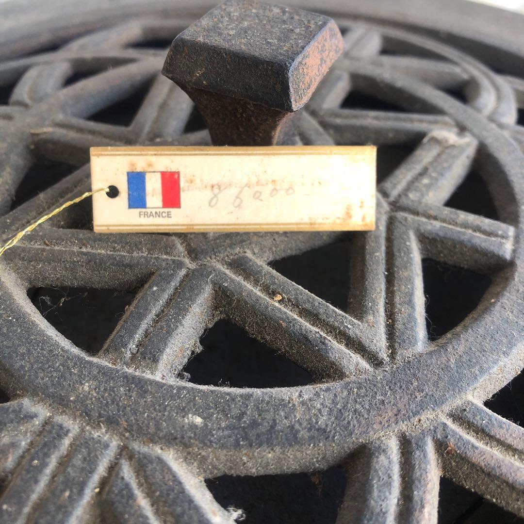 ストーブ フランス　鋳物 鉄製(A9)