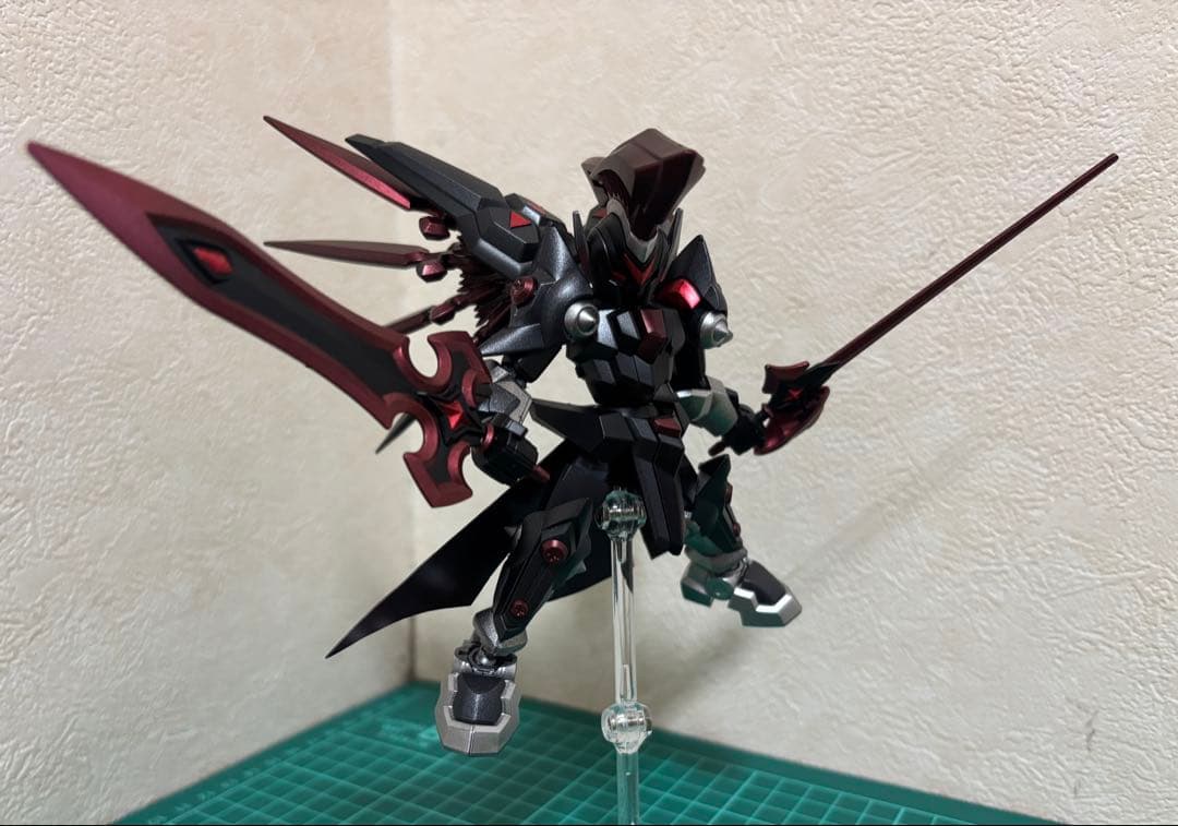 ダンボール戦記　LBXオーディーンmk2 アキレスD9 ジャンク　塗装完成品