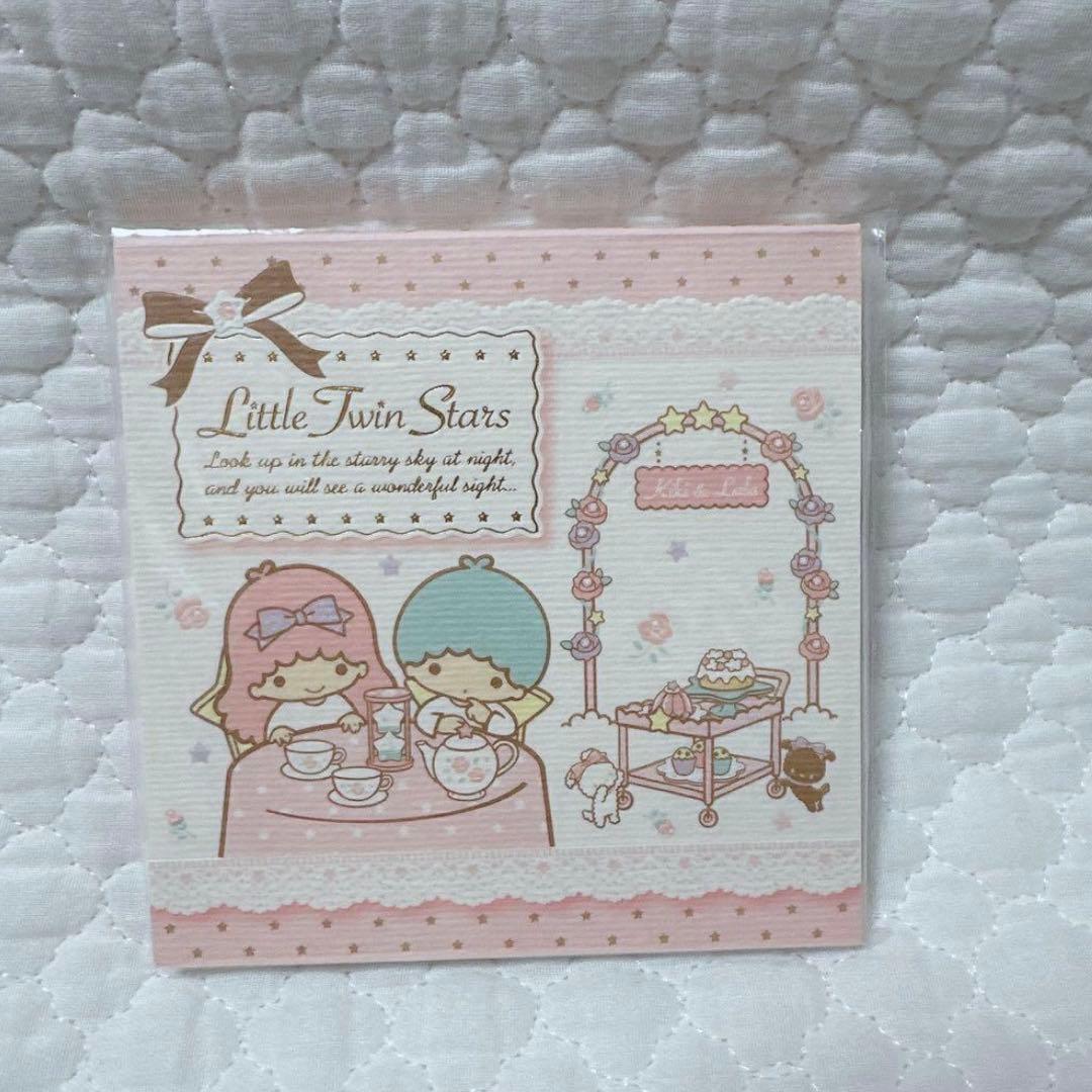 サンリオ❣️激レア　キキララ メモ　ローズ　2009 レトロ