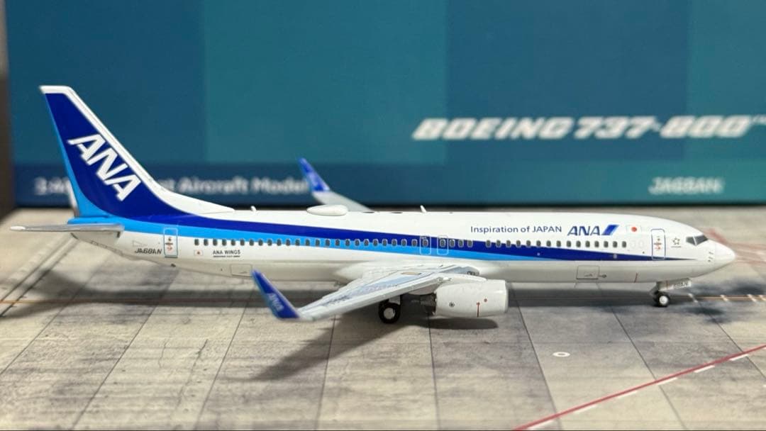 マ*ア様 AeroPolaris ANA WINGS B737-800 JA68