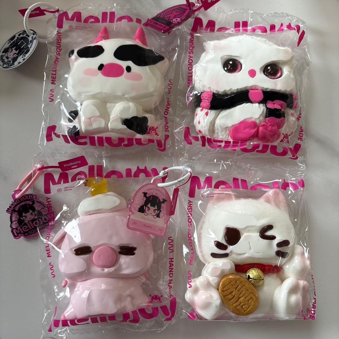 mellojoy メロジョイ アニマルシリーズ 牛 ぶた 招き猫 フクロウ