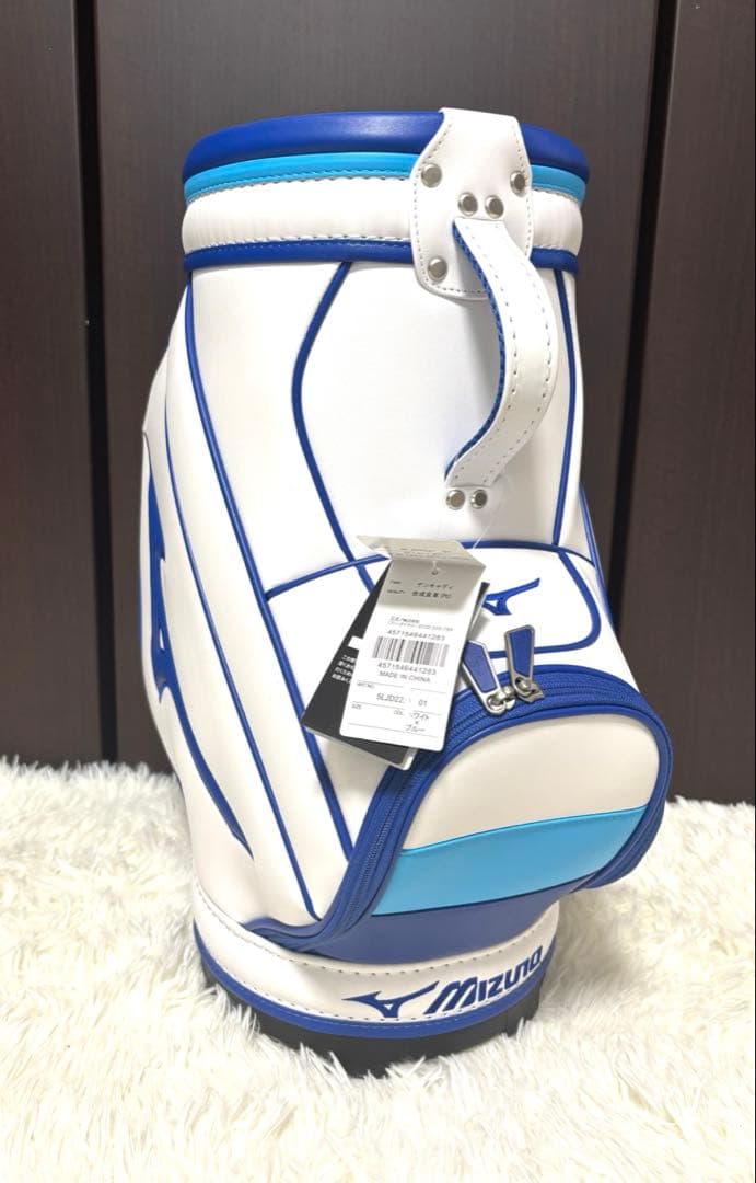 【MIZUNO】ミズノ ゴルフバッグ デンキャディ ブルー ホワイト