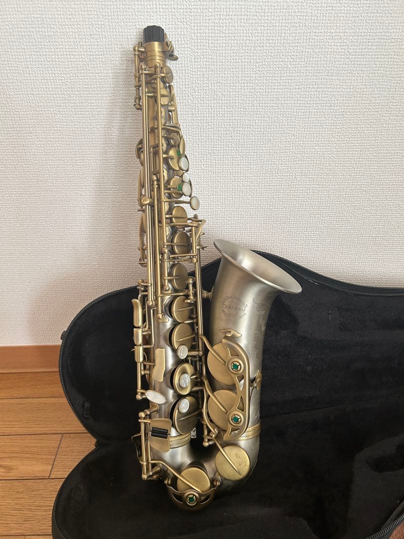 【極美品・即戦力】シャトー アルトサックス CAS-HNS（管体銀メッキ仕上げ）