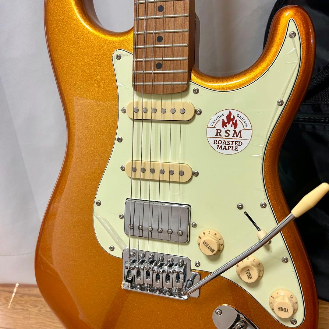 Bacchus バッカス BST-2-RSM ゴールド ギター