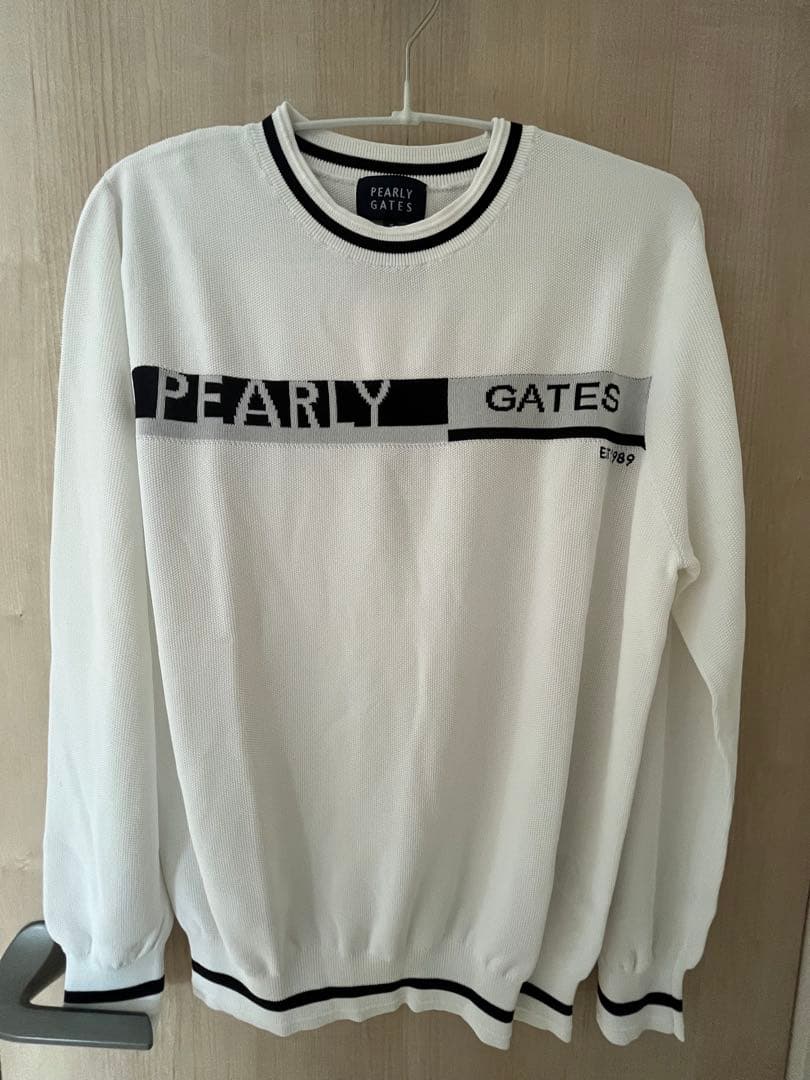 PEARLY GATES ホワイト セーター サイズ4