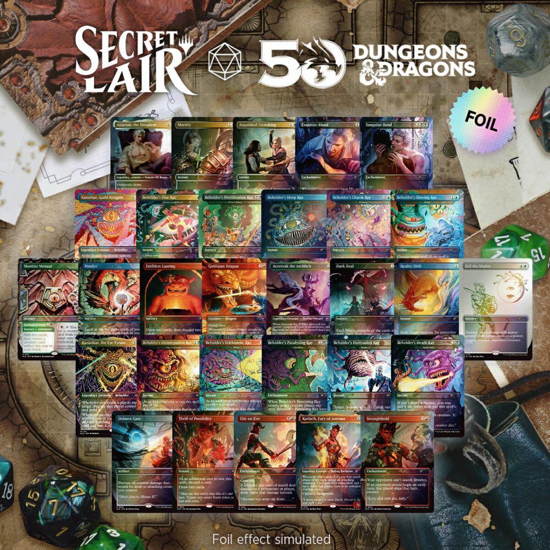 Secret Lair D＆D 50th 2024 Foil Bundle 新品