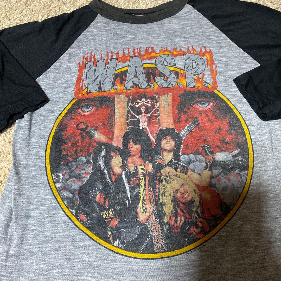 【希少】W.A.S.P. オリジナル1984TOUR ラグランシャツ