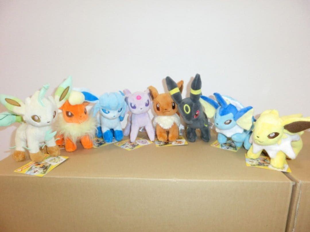 ポケモンセンターイーブイコレクションぬいぐるみ17個キャンバスぬいぐるみ