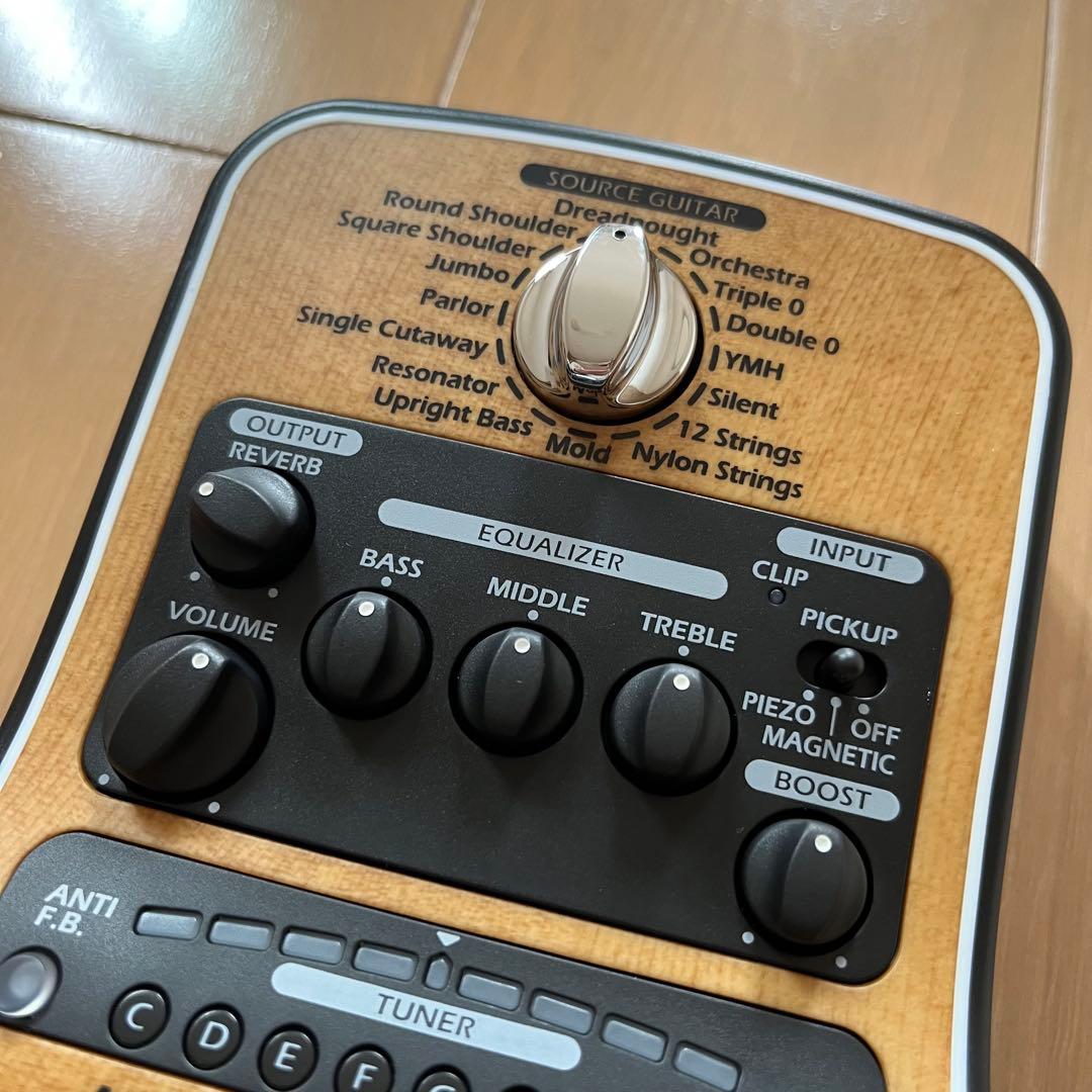 【ほぼ未使用品】ZOOM AC-2 アコースティックギター用 プリアンプ アコギ