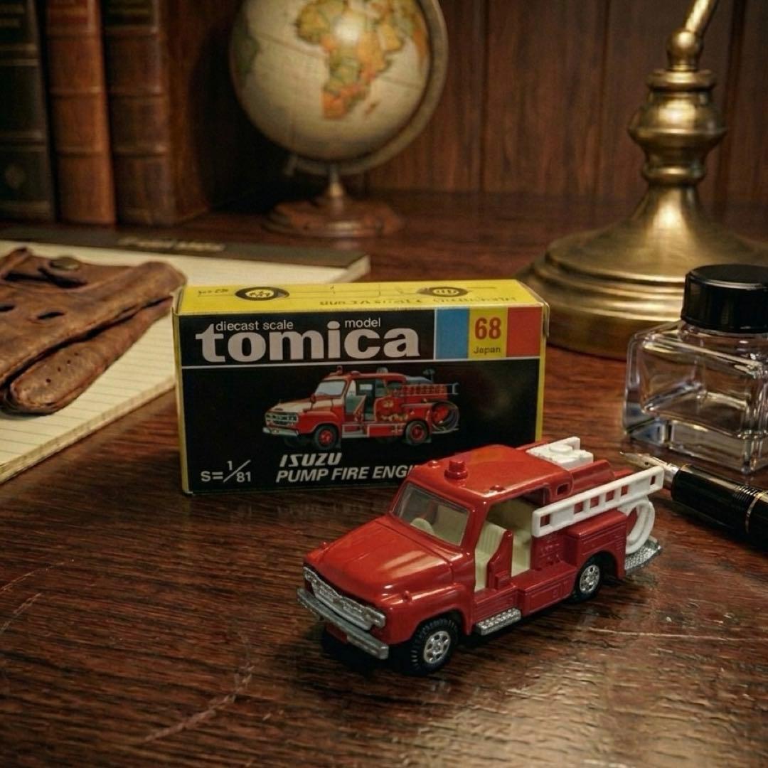 黒箱トミカ68ISUZU PUMP FIRE TRUCK