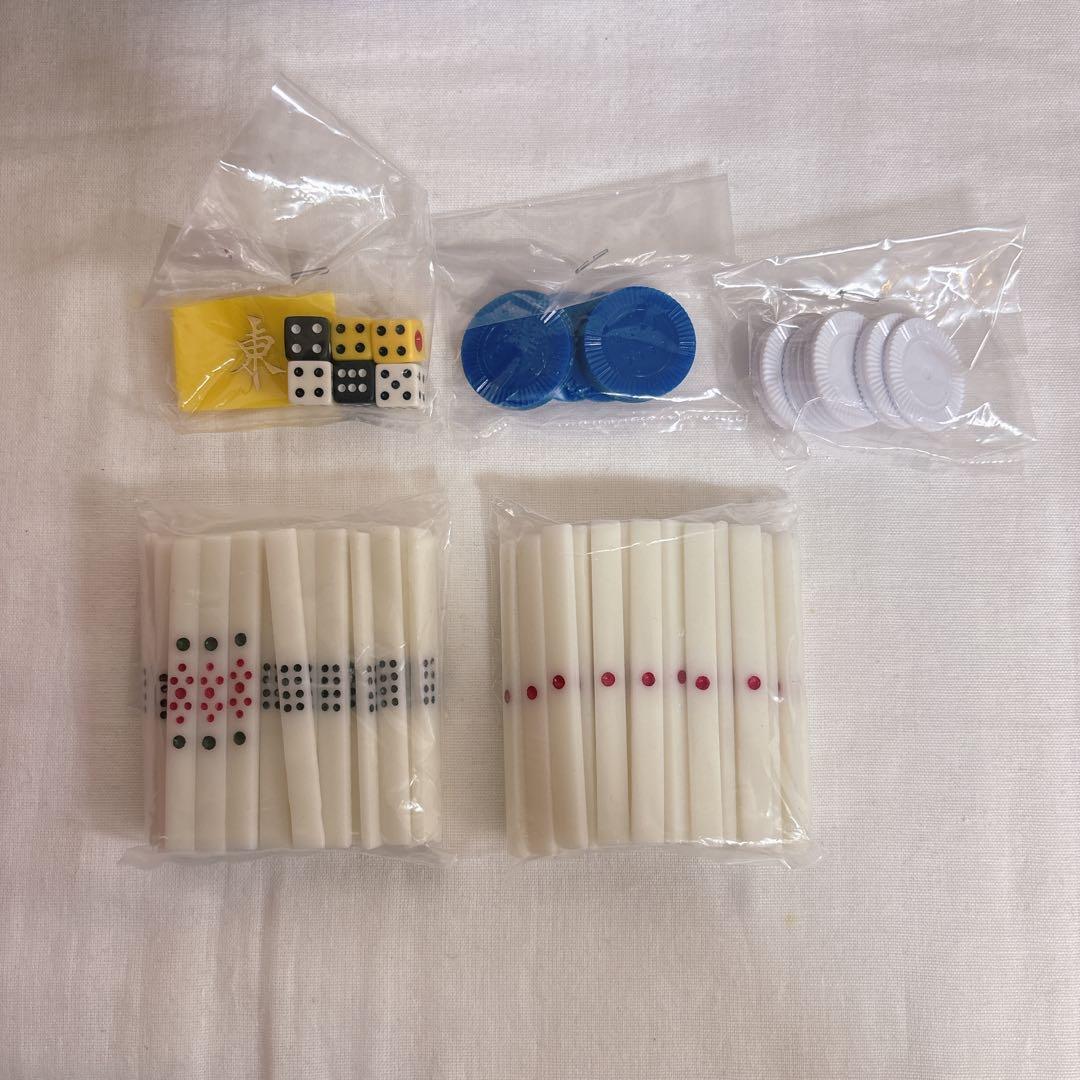 ◆未使用◆キングバード高級麻雀 ダイヤ牌 背緑