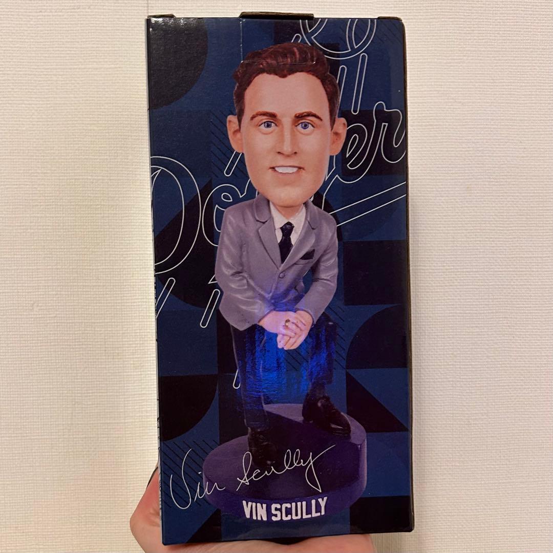 Dodgers Vin Scully ボブルヘッド2025年5月（未開封)