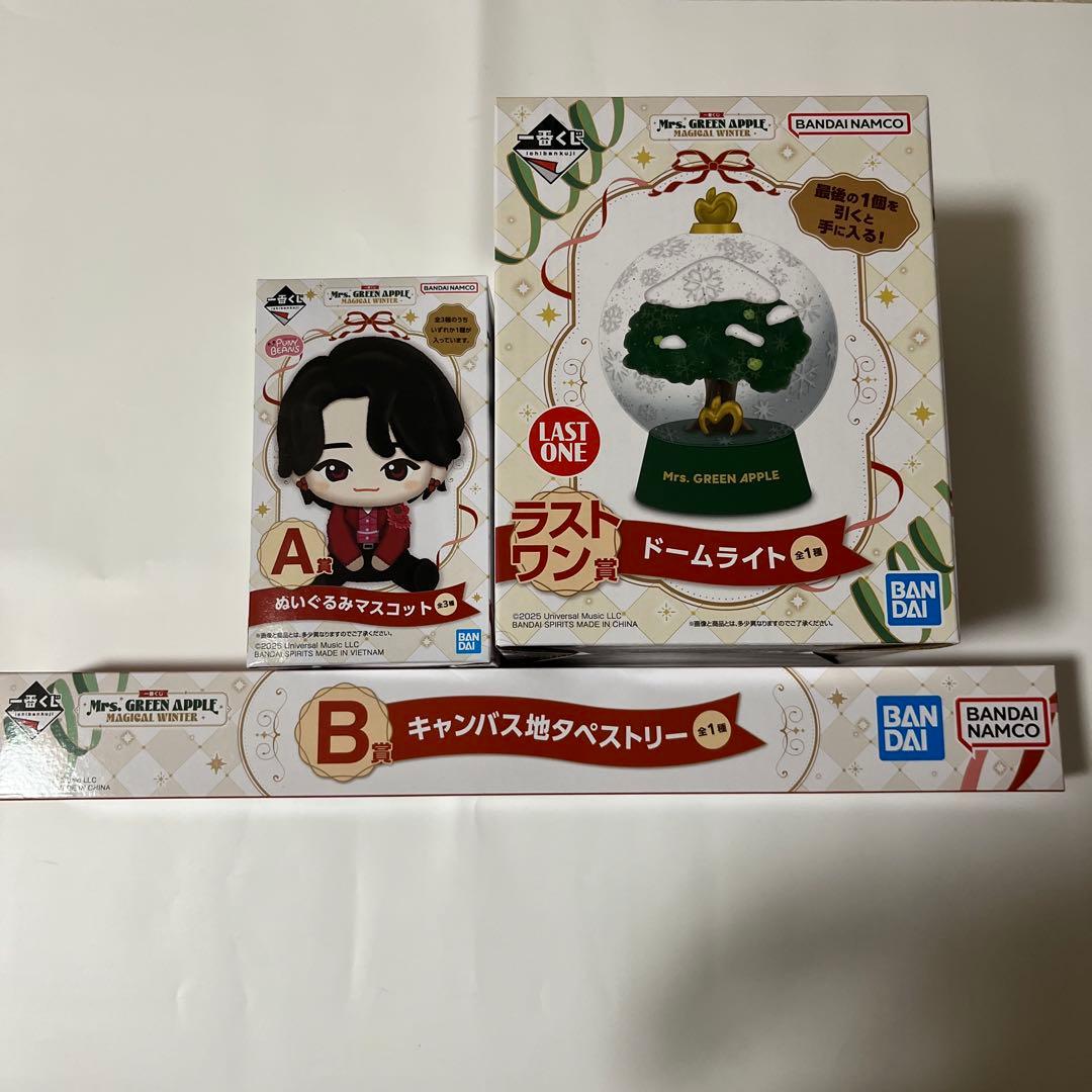 一番くじ　Mrs.GREEN APPLE 3点セット