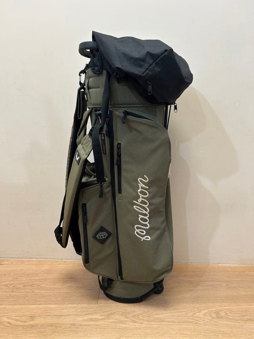 Malbon Golf キャディバッグ オリーブグリーン