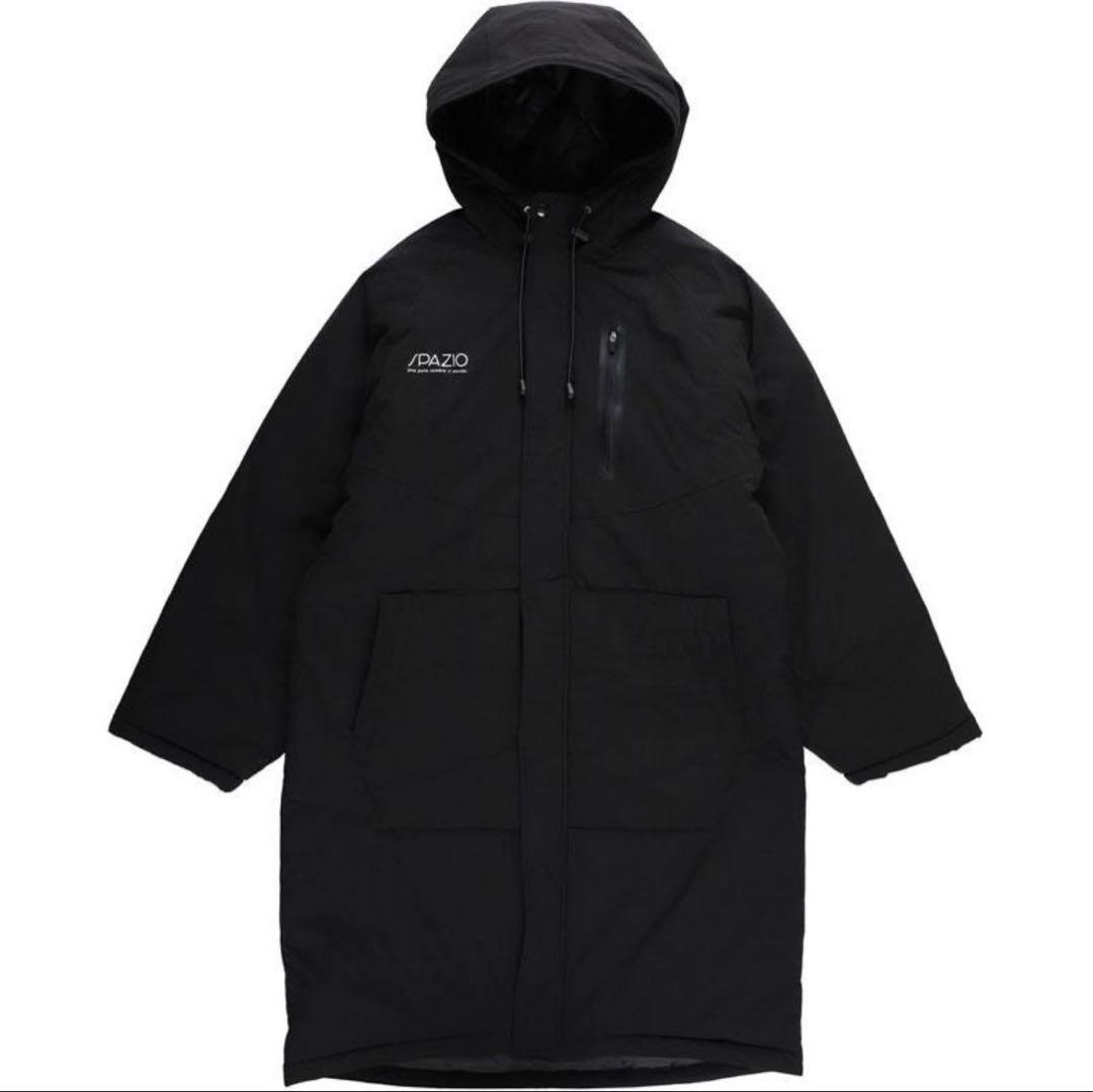 Spazio ブラック ベンチコート Oサイズ