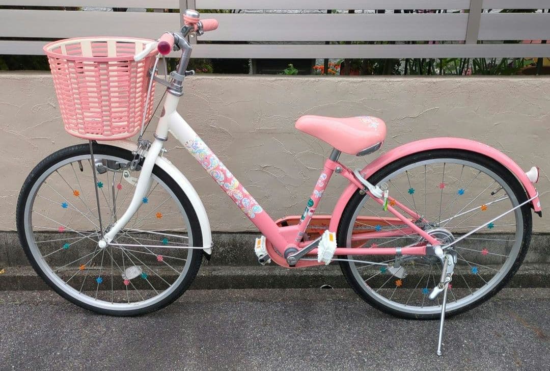 【直接引渡し:愛知県】ブリヂストン　ジュニア向け自転車 エコパル22インチピンク