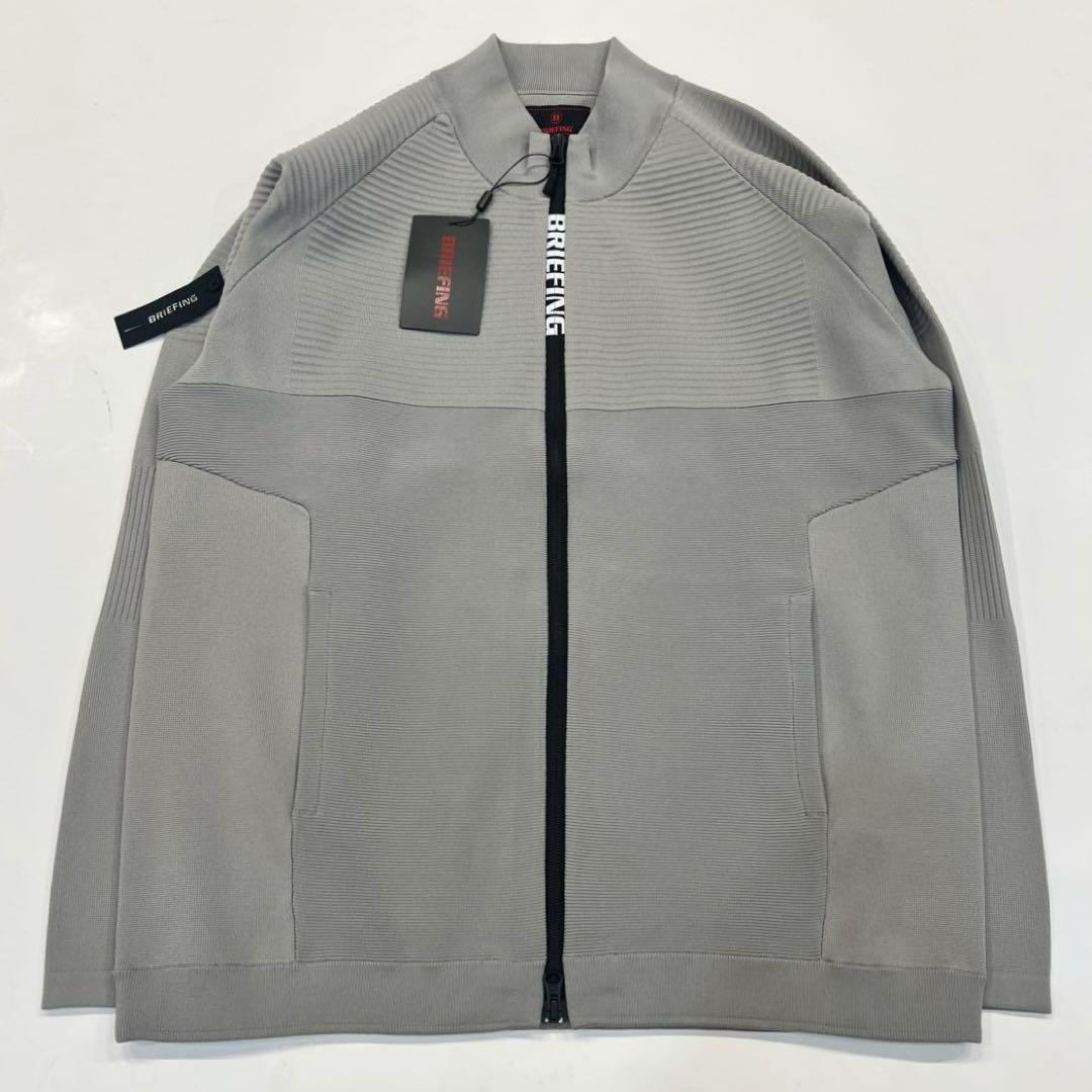 新品　BRIEFING MEN'S WR KNIT BLOUSON グレーL