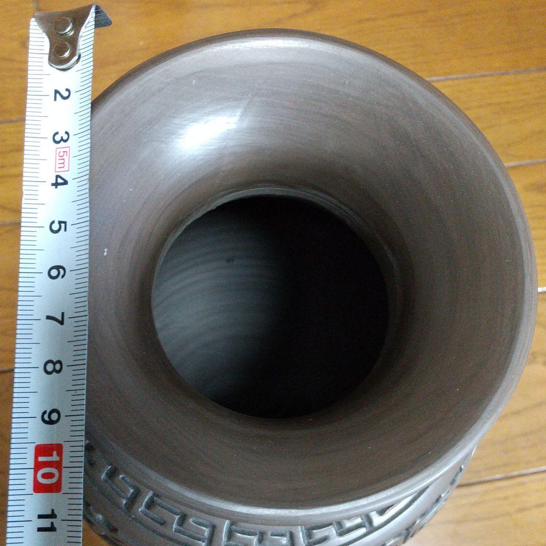 中国　黄河　古陶　壺　青龍　白虎　朱雀　玄武　四神