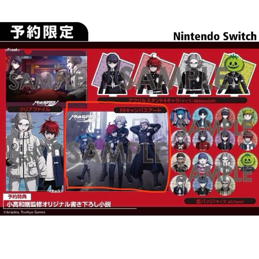 新品未開封　HUNDRED LINE　WonderGOO特典 キャンパスアート