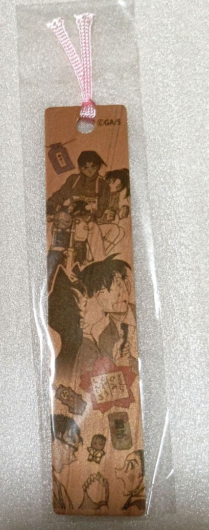 希少品 名探偵コナン 七夕短冊風木製しおり 青山剛昌ふるさと館