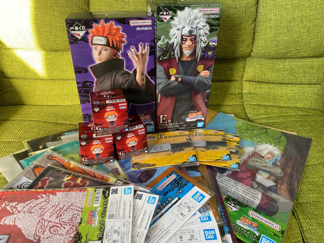 一番くじ NARUTO-ナルト- C賞ペイン E賞自来也 G賞、他下位賞