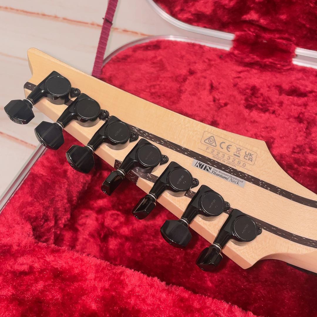 準新品 アイバニーズ Prestige RGDR4327-NTF 7弦ギター