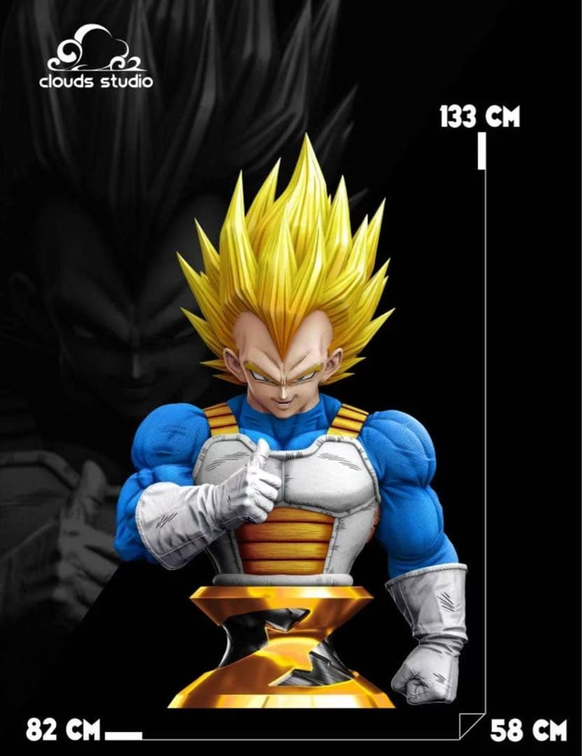 ドラゴンボール ベジータ ガレキ ガレージキット スタチュー X⑨②