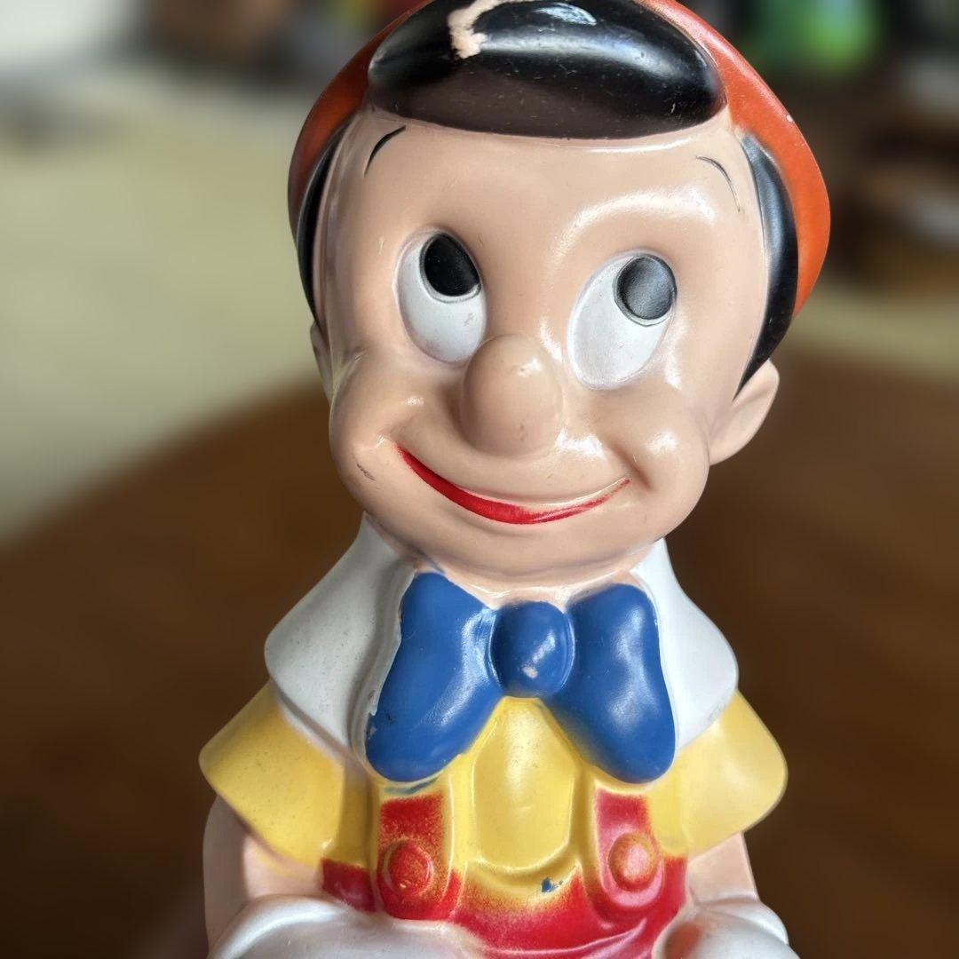 ヴィンテージ　ソフビ　ピノキオ