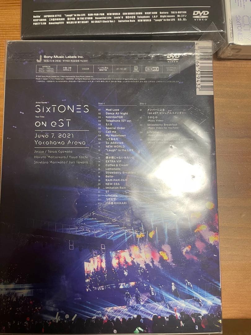 SixTONES DVD BluRay ライブ円盤5枚セット