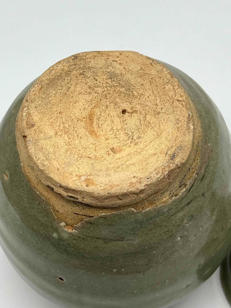 宋時代　青磁高足鉢　茶碗　景徳鎮　唐物　古賞物　時代物(C-67)