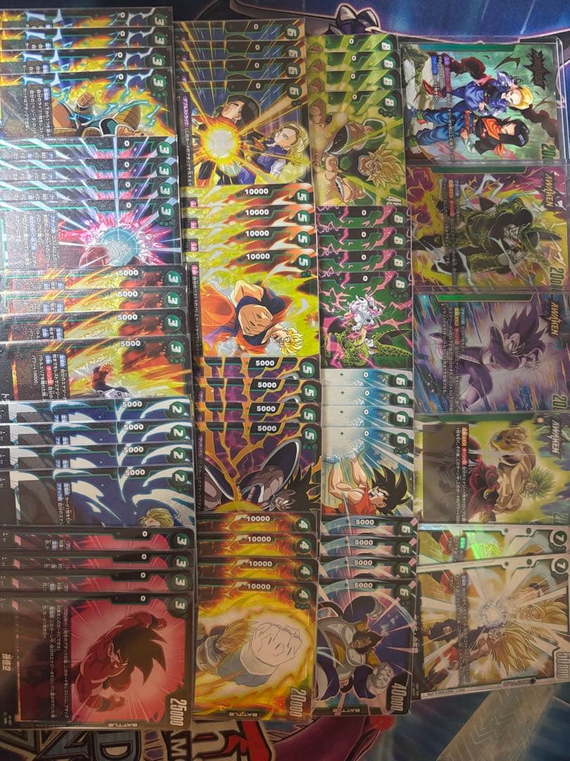 ドラゴンボール フュージョンワールド 緑デッキ　カードセット　引退品
