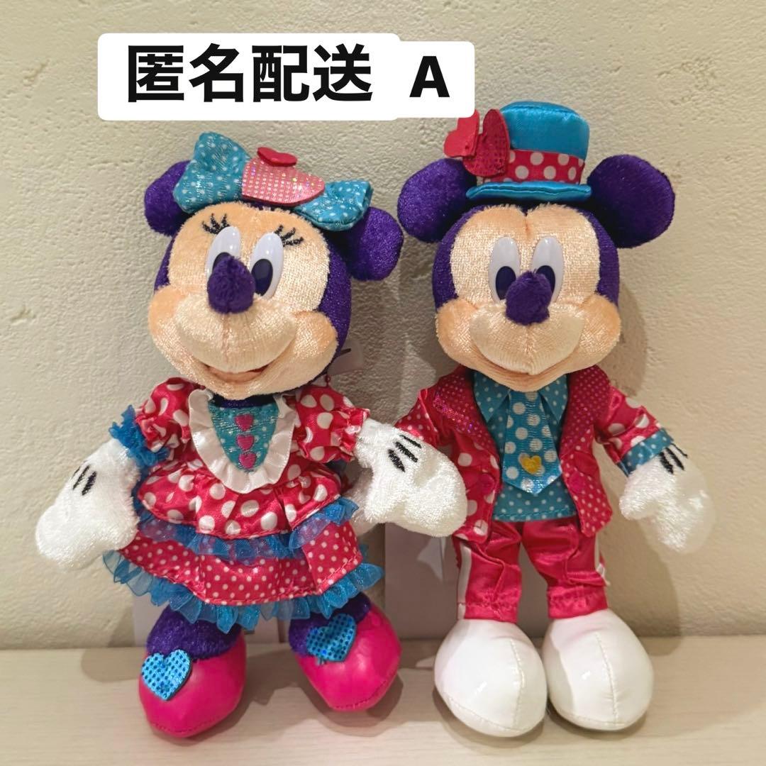 ミッキー　ミニー ぬいぐるみバッジ　セット　ぬいば　パルパル　ファンダーランド